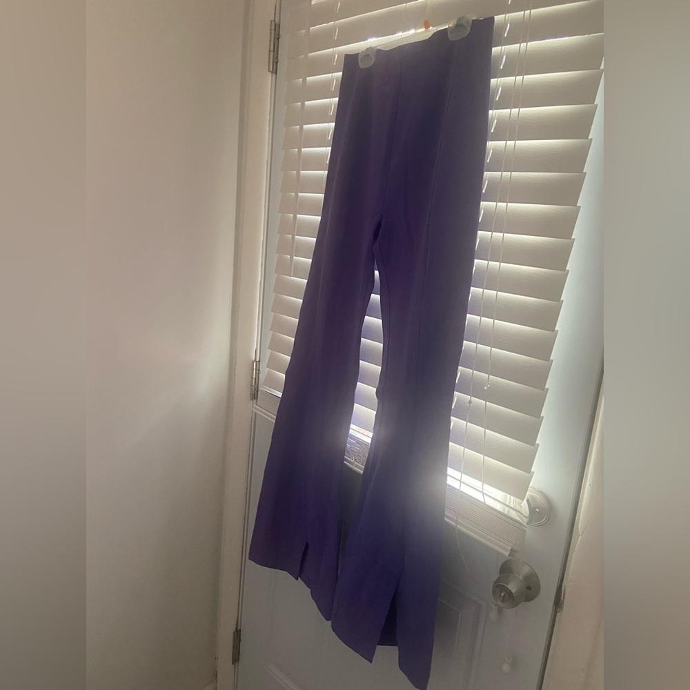 Free People Real Deal Slit Split Front Leg Flares - Picture 3 of 3